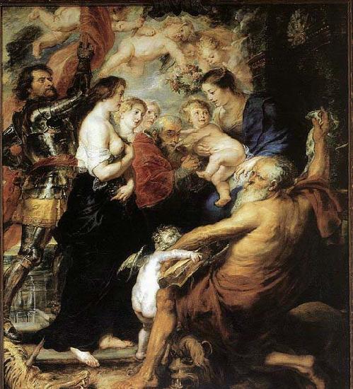 Peter Paul Rubens Our Lady with the Saints France oil painting art